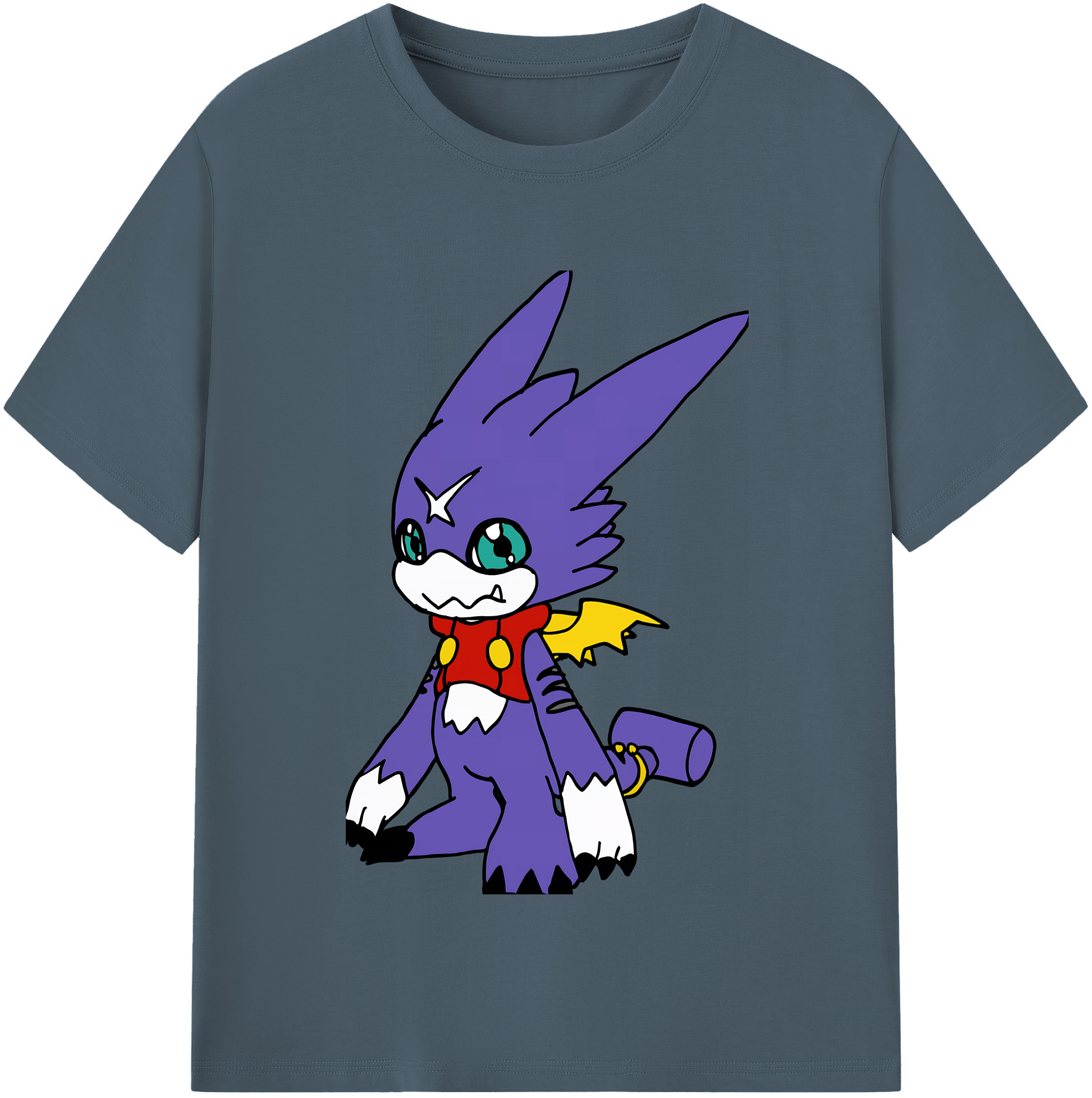 （画像用） Digimon デジタルモンスター/デジモン 綿100％半袖Tシャツ（フロントプリント）